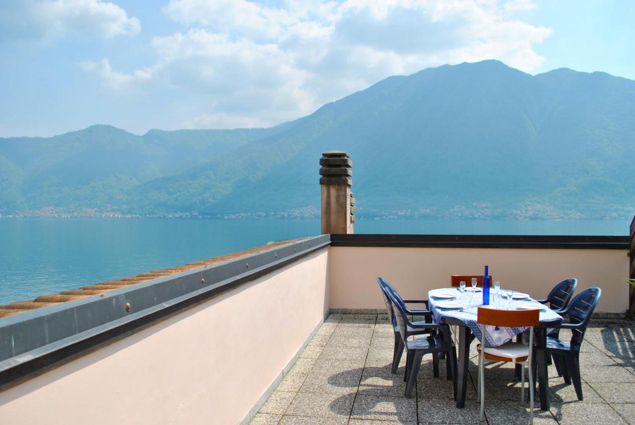 Loft With Big Terrace Lake View Leilighet Sala Comacina Eksteriør bilde